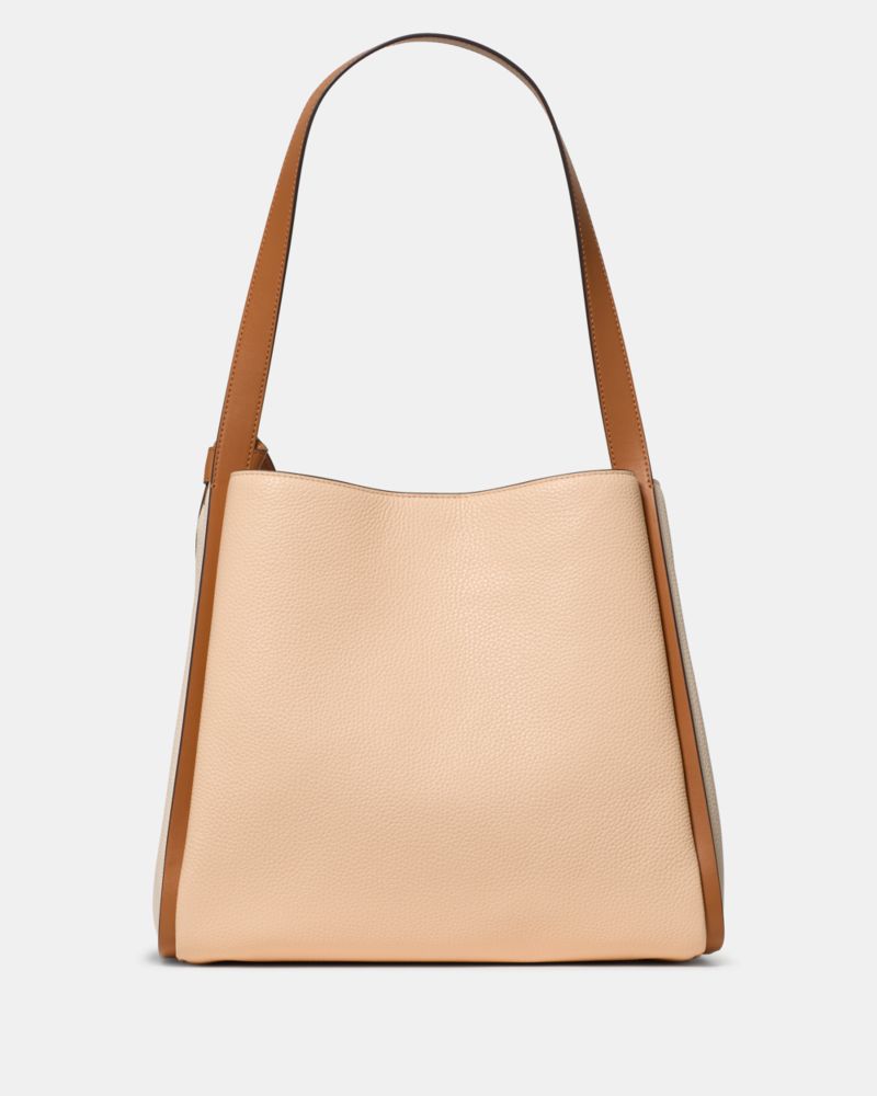 KateSpade Knott Colorblock Large Carryall Crisp Peach Multi