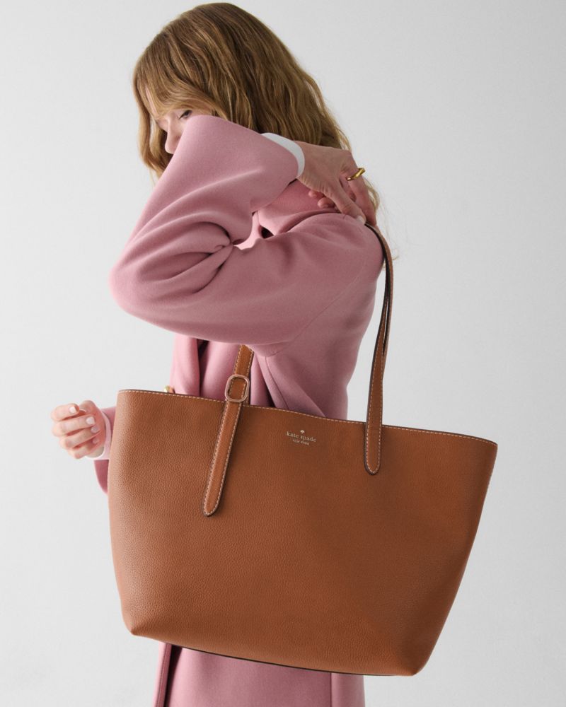 KateSpade 454 Large Tote Warm Gingerbread