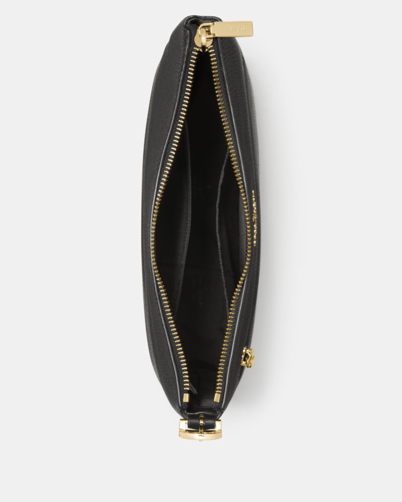 KateSpade 454 Large Swingpack Buckle Crossbody Black