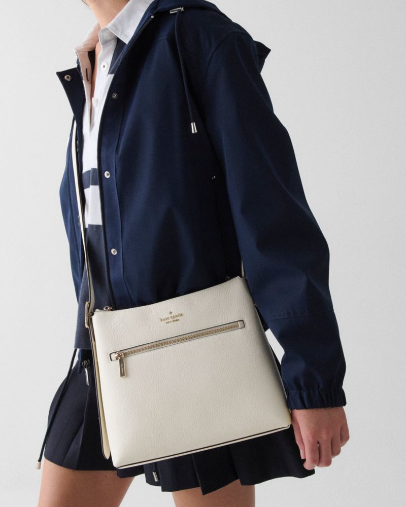 KateSpade 454 Large Swingpack Buckle Crossbody Meringue