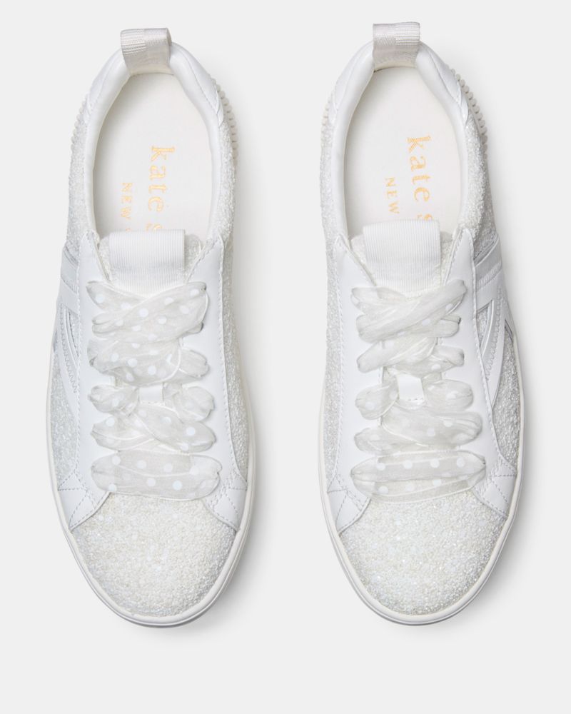 Katespade K As In Kate Court Sneaker True White