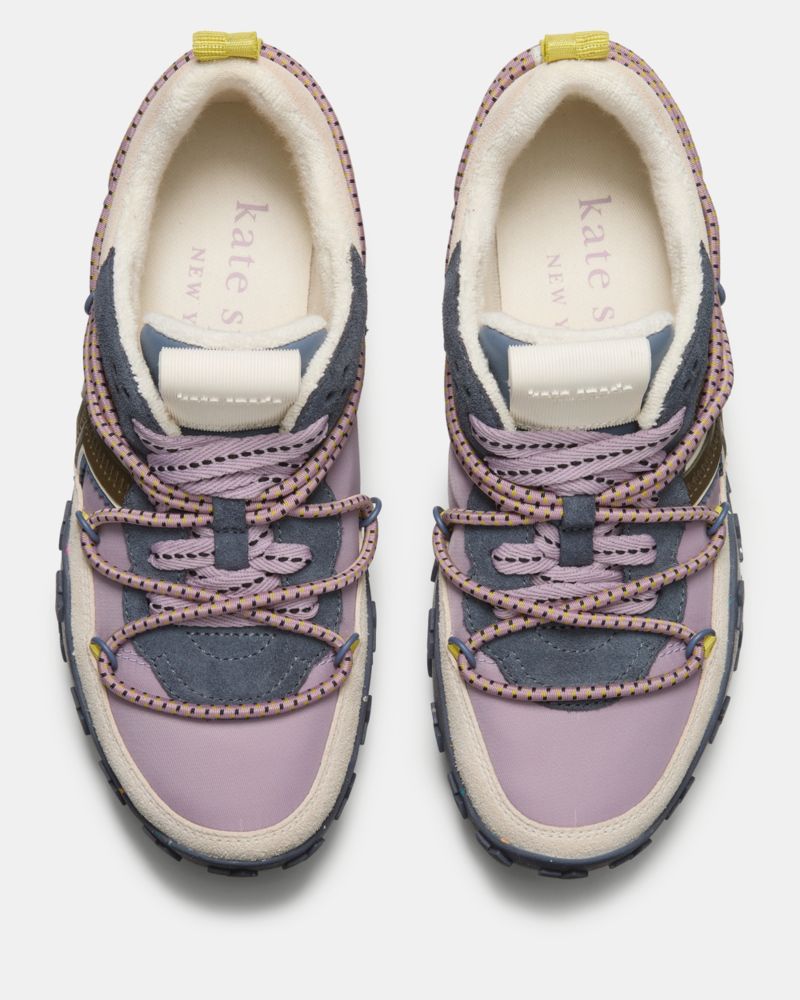 Katespade K As In Kate Runner Market Purple Cinder Grey