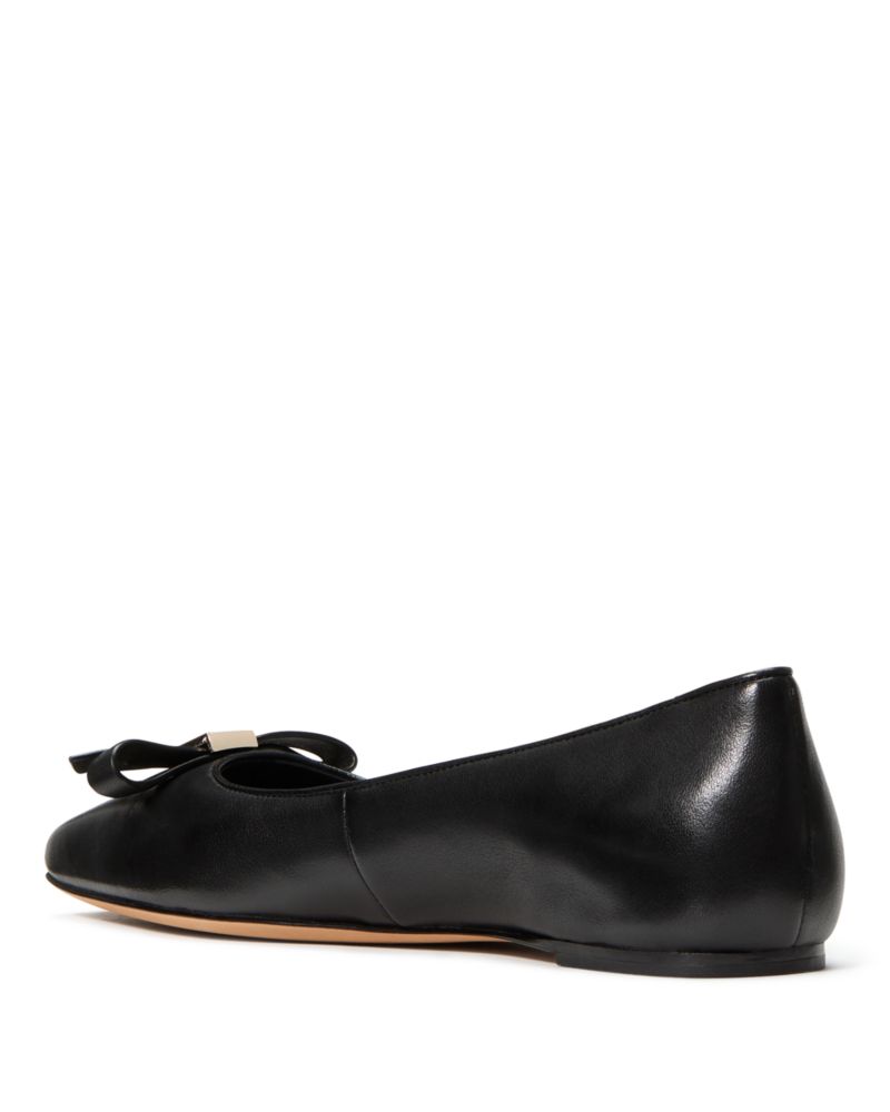 Katespade Deco Bow Flat Black