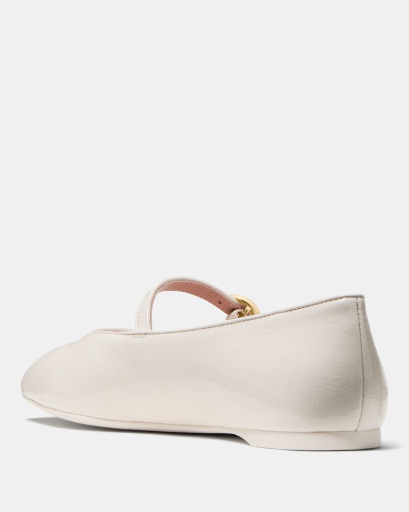 Katespade Halo Mary Jane Flat Cream