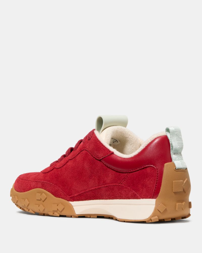 Katespade K As In Kate Runner Dark Scarlet