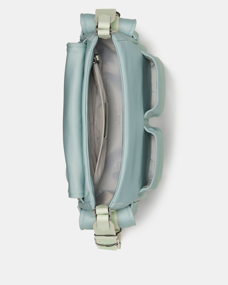 KateSpade Carter Nylon Cargo Messenger Bag Aventurine Multi
