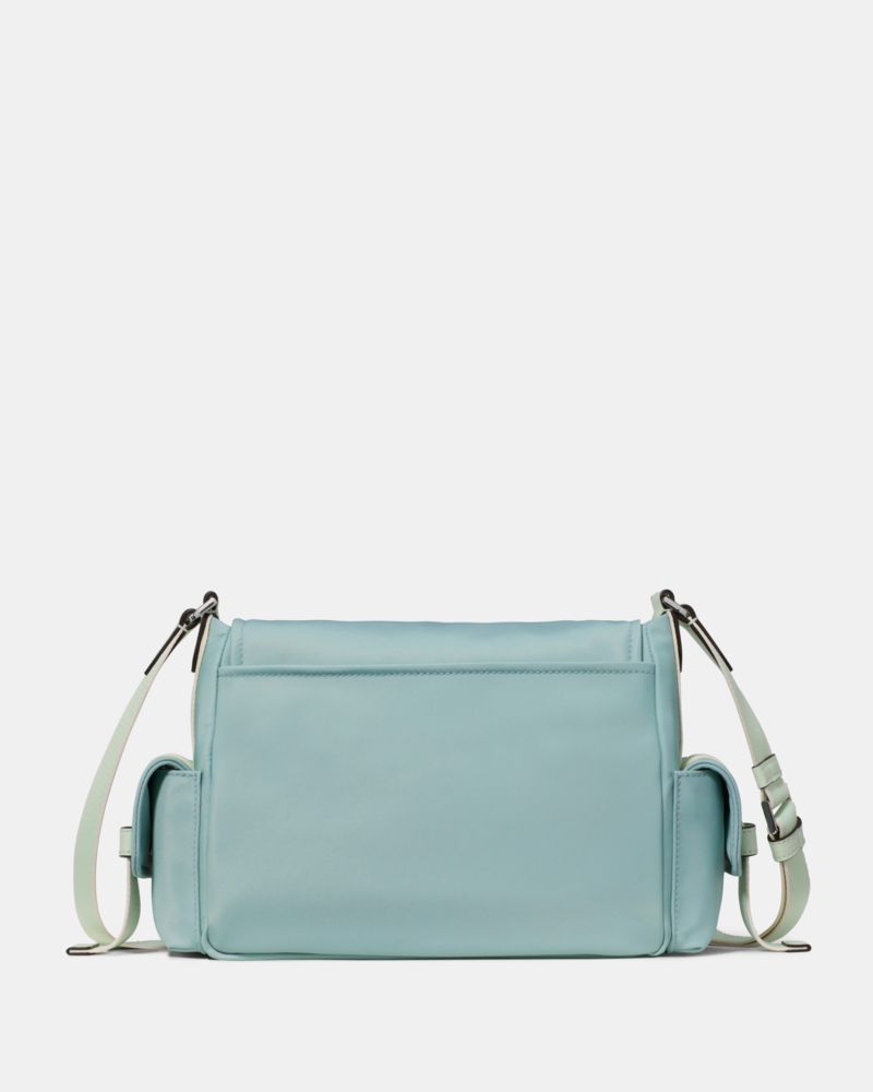 KateSpade Carter Nylon Cargo Messenger Bag Aventurine Multi