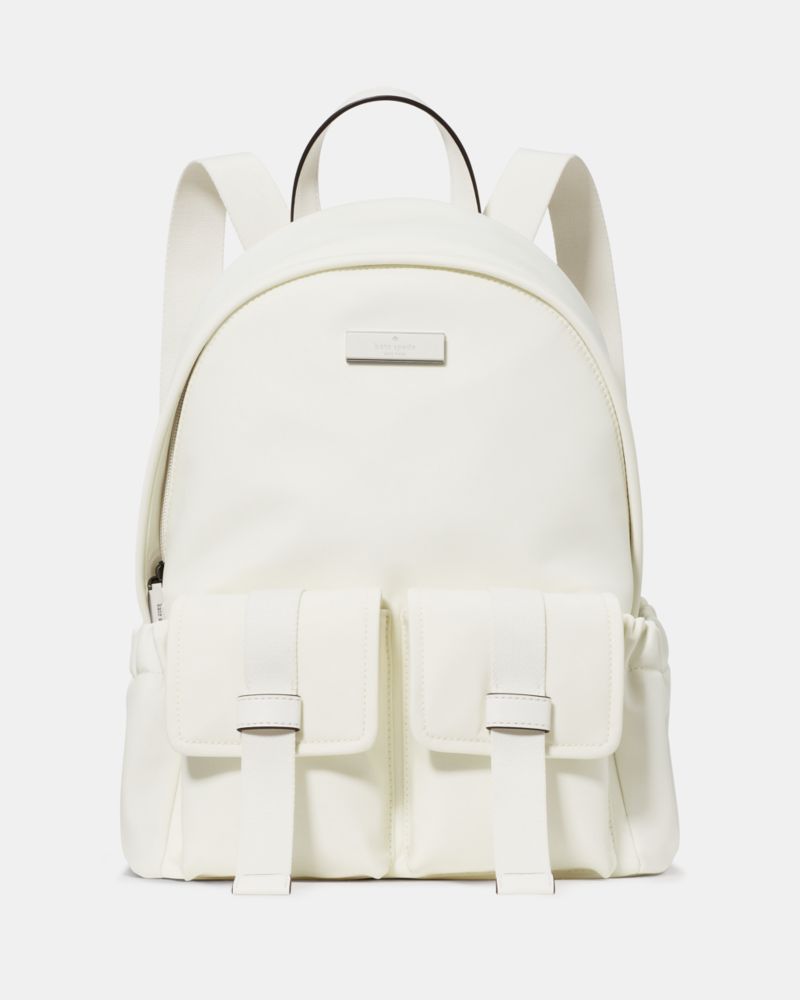 KateSpade Carter Nylon Cargo Backpack Meringue