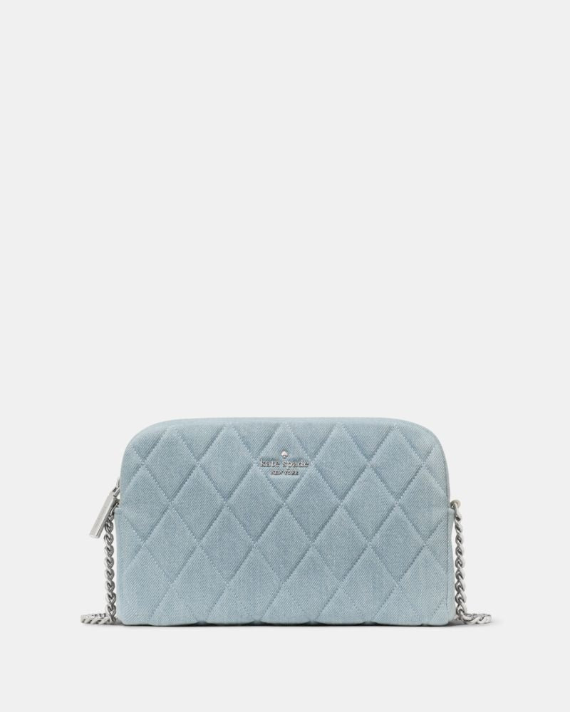 KateSpade Carey Denim Mini Camera Bag Blue Multicolor