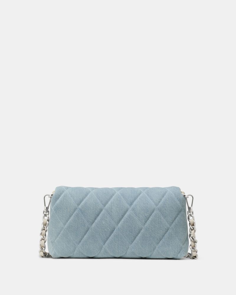 KateSpade Carey Denim Wallet On Chain Blue Multicolor