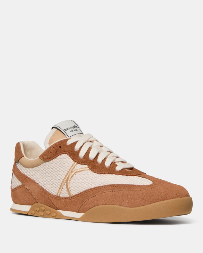 Katespade Ks Drift Sneaker Cream Saddle Multi