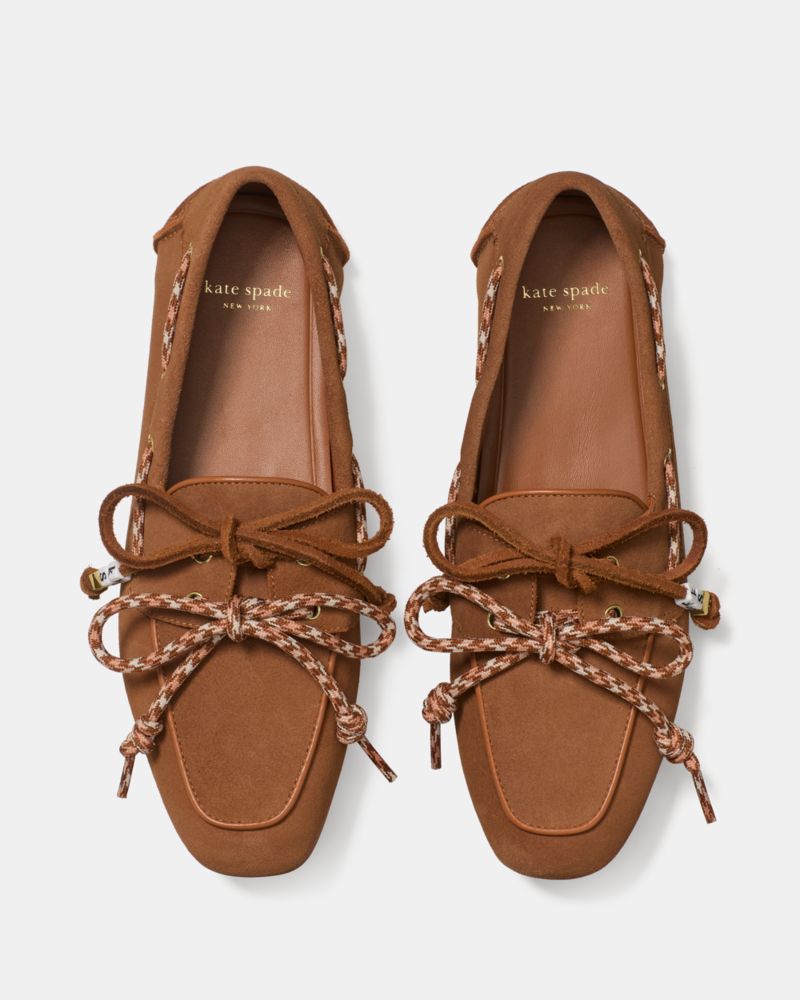 Katespade Know The Ropes Boat Shoe Saddle