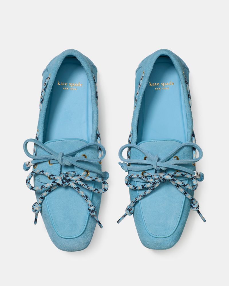 Katespade Know The Ropes Boat Shoe Pristine Pool