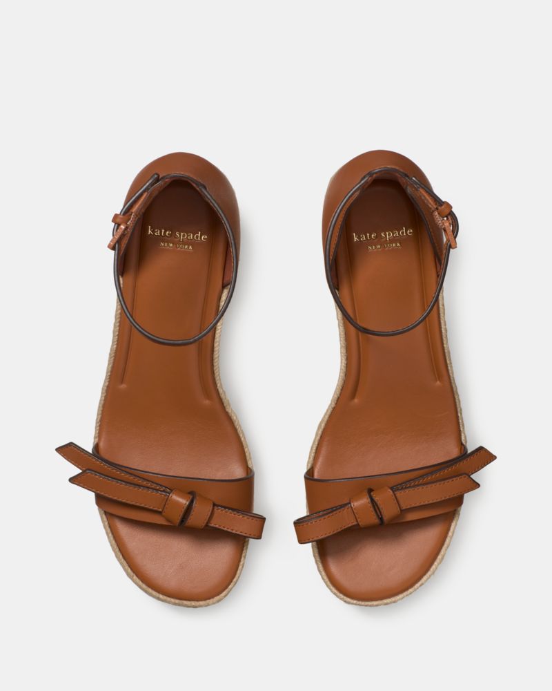 Katespade Loop Espadrille Wedge Sandal Saddle
