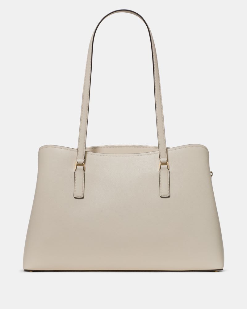 KateSpade Thompson Street Commuter Tote Bag Cashew Milk