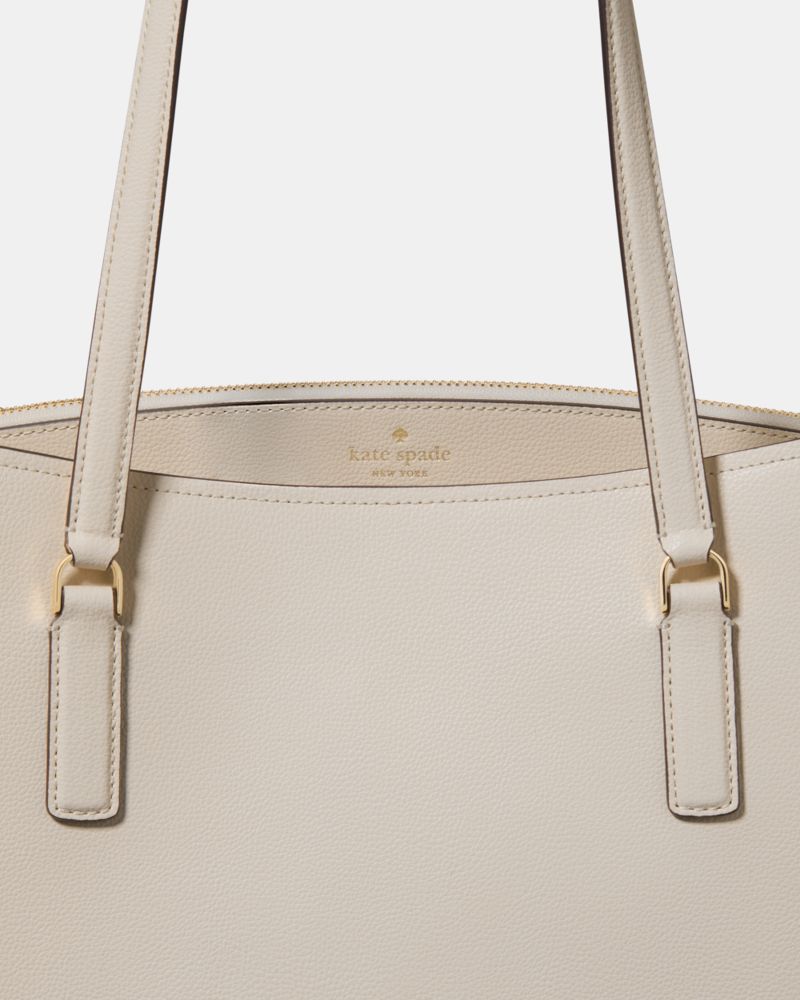 KateSpade Thompson Street Commuter Tote Bag Cashew Milk
