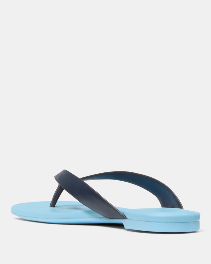 Katespade Sandie Flip Flop Sandals Captain Navy Pristine Pool