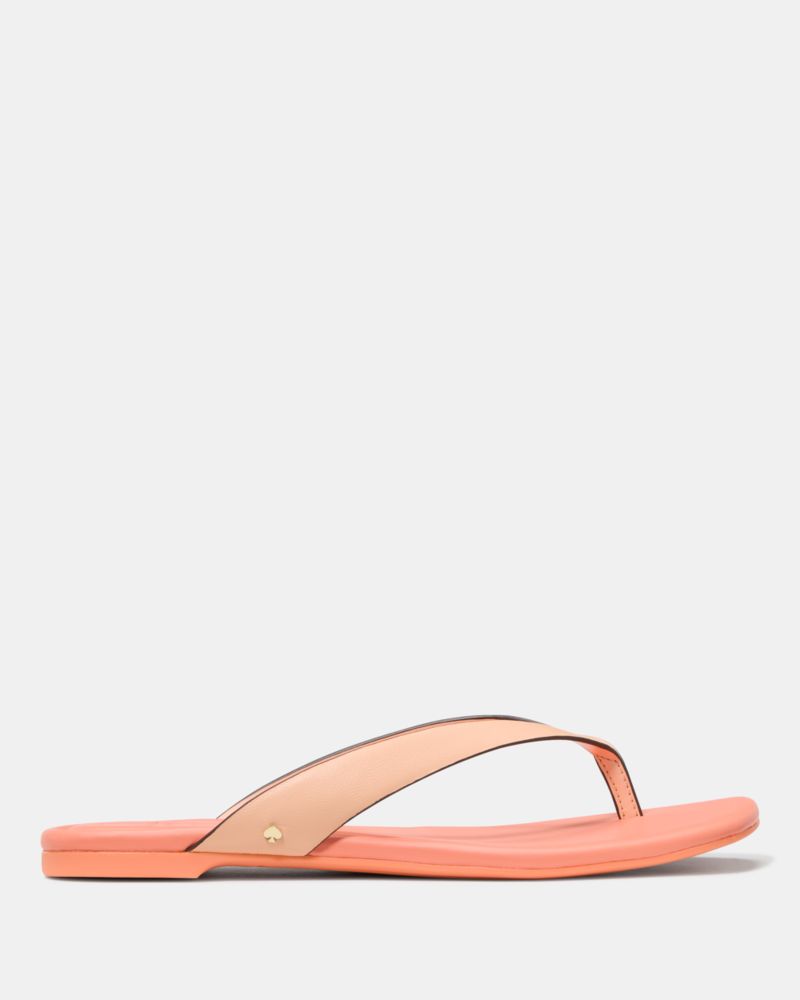 Katespade Sandie Flip Flop Sandals Light Cantaloupe Melon Ball