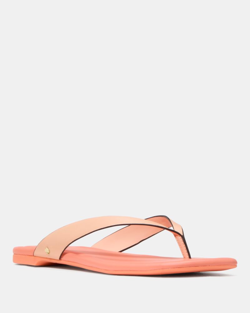 Katespade Sandie Flip Flop Sandals Light Cantaloupe Melon Ball