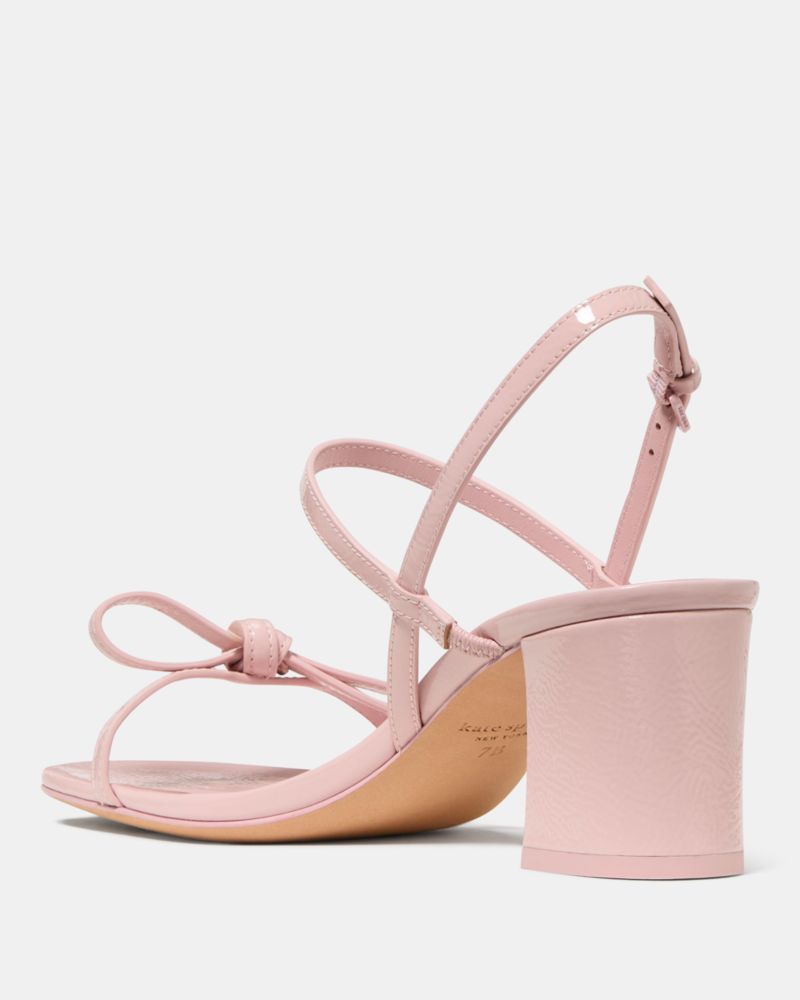 Katespade Loop Block Heel Sandal Tutu Pink