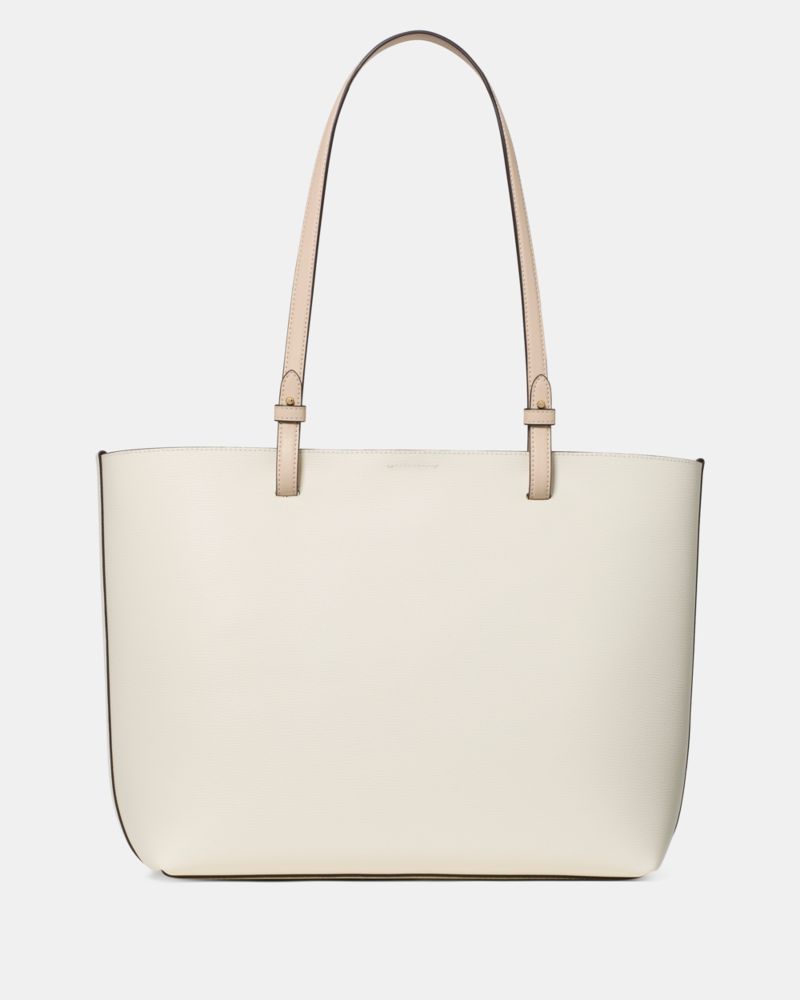 KateSpade Tessa Tote Bag With Charm Light Cream Multi