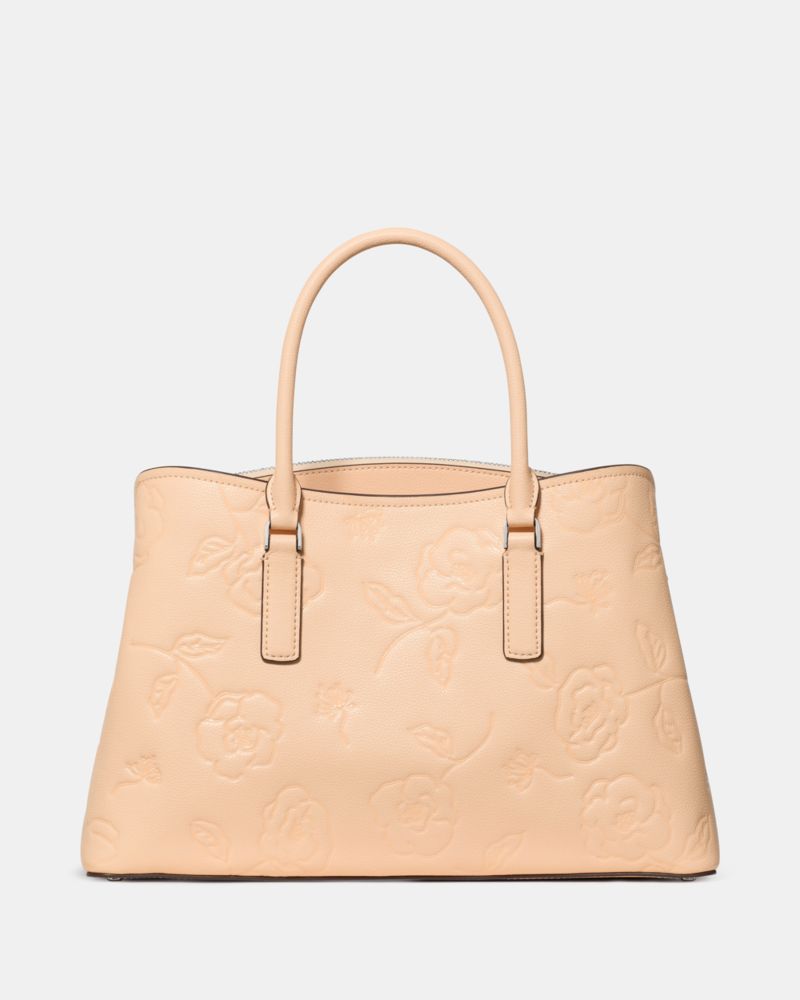 KateSpade Thompson Street Floral Satchel Bag Crisp Peach