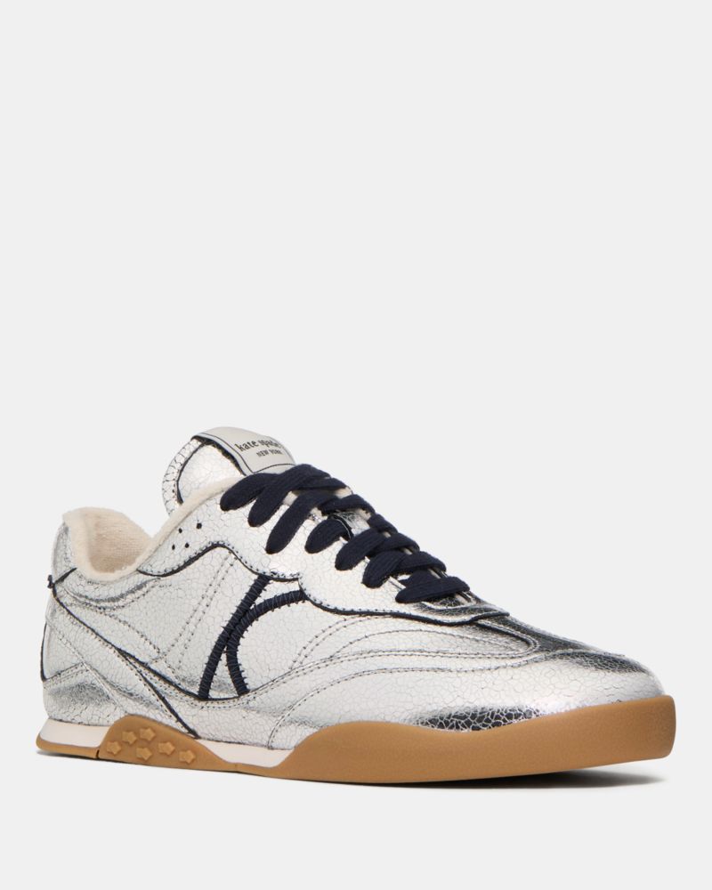 Katespade Ks Drift Sneaker Silver Captain Navy