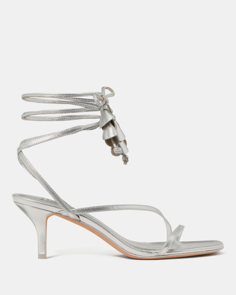 Katespade Lily High Heel Sandal Silver