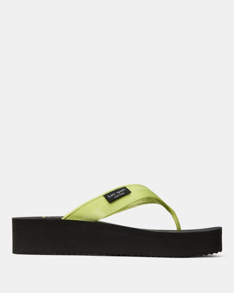 Katespade Sam Icon Platform Flip Flop Sandal Bosc Pear