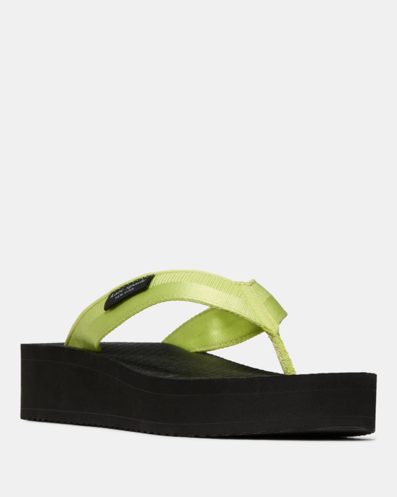 Katespade Sam Icon Platform Flip Flop Sandal Bosc Pear