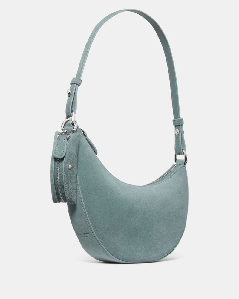 KateSpade Duo Suede Mini Shoulder Bag Dark English Sea