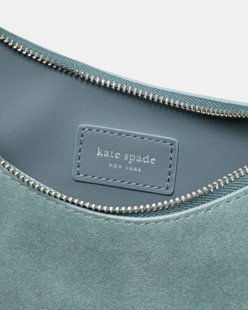 KateSpade Duo Suede Mini Shoulder Bag Dark English Sea