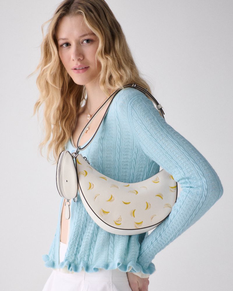 KateSpade Duo Banana Crossbody Bag Cream Multi