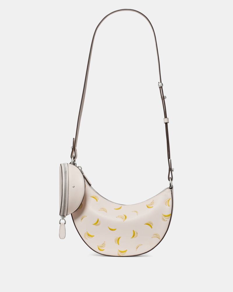 KateSpade Duo Banana Crossbody Bag Cream Multi