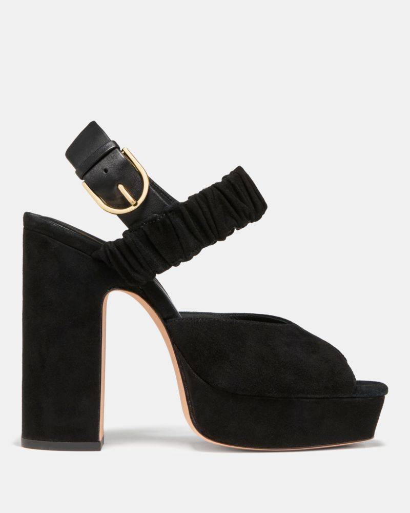 Katespade Sylvie Platform Sandal Black