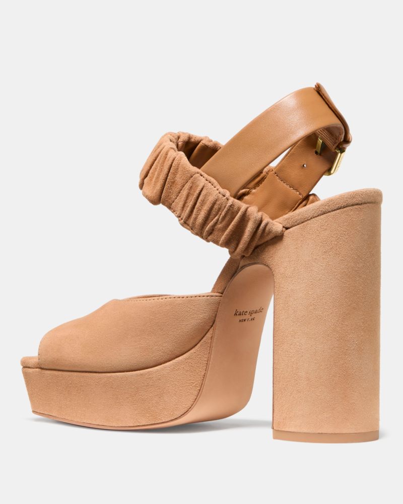 Katespade Sylvie Platform Sandal Bungalow Brown