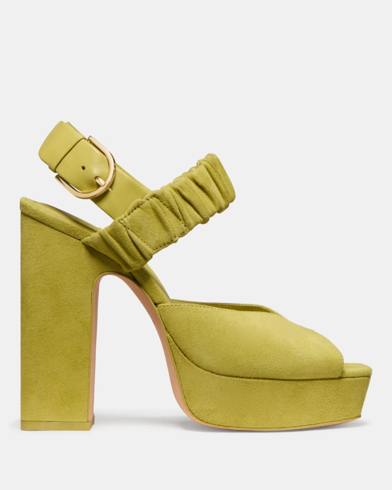 Katespade Sylvie Platform Sandal Light Laurel Leaf