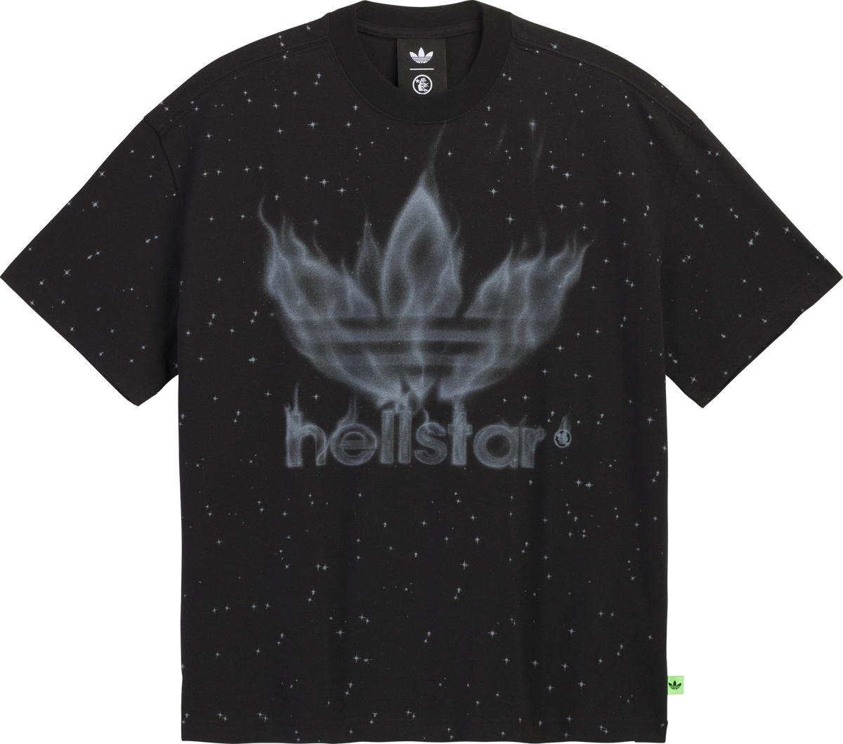Hellstar X Adidas Graphic T-Shirt (Black)