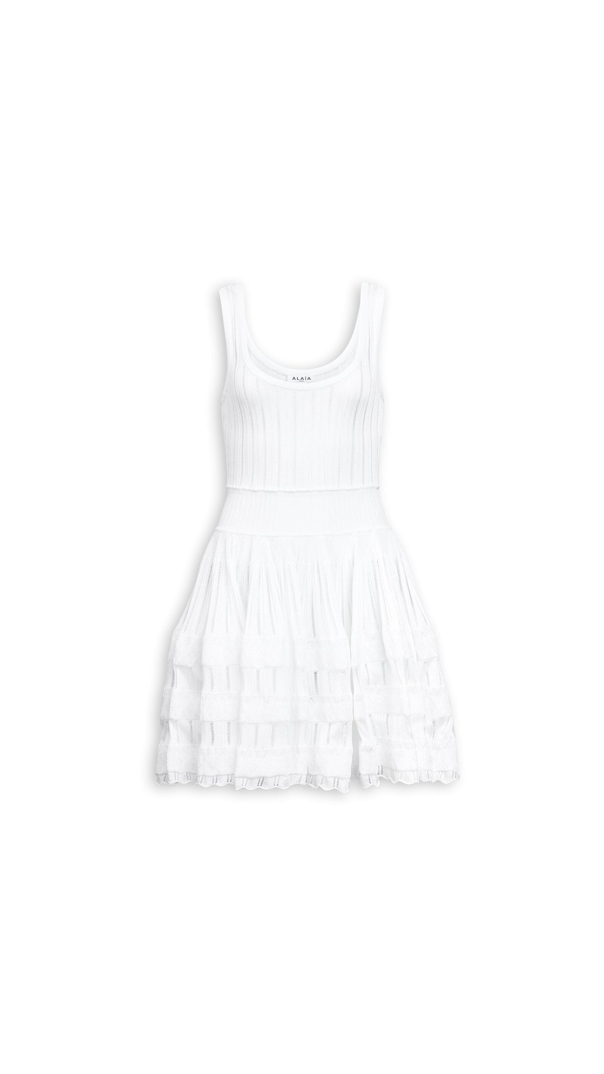 Alaïa Shiny Crinoline Dress