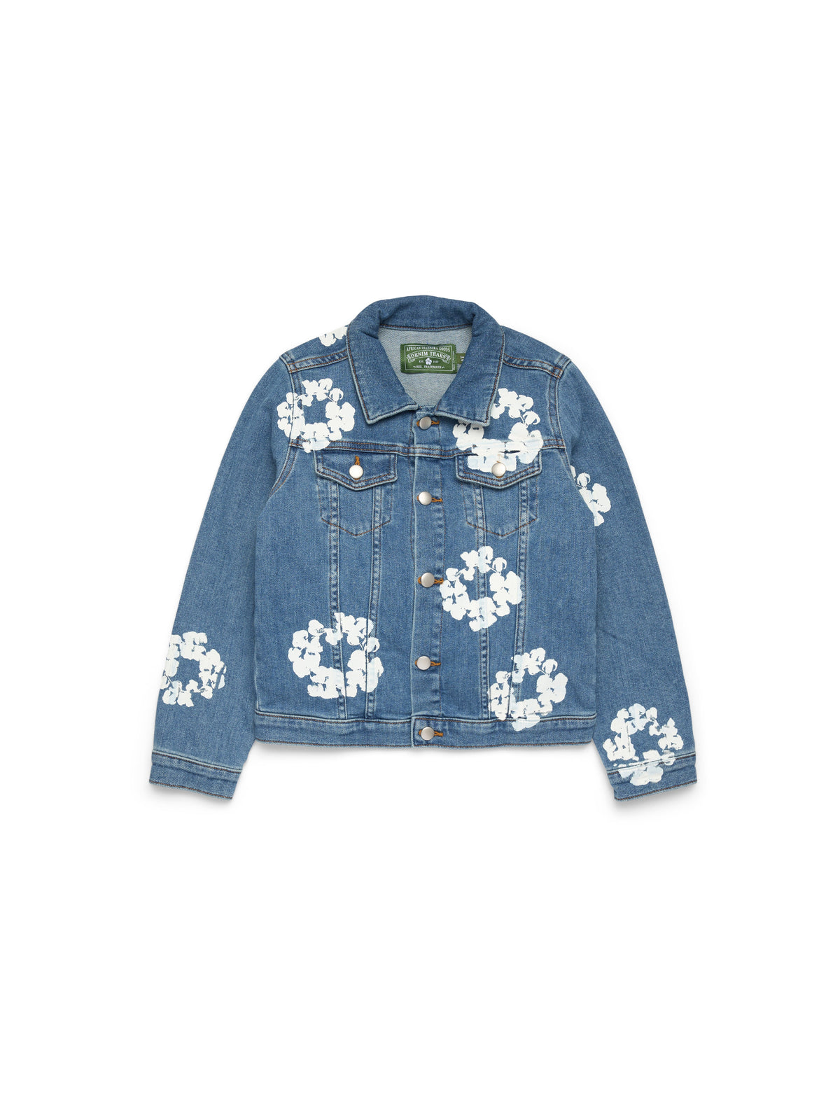 Denim Tears Kids Cotton Wreath Denim Jacket Light Indigo