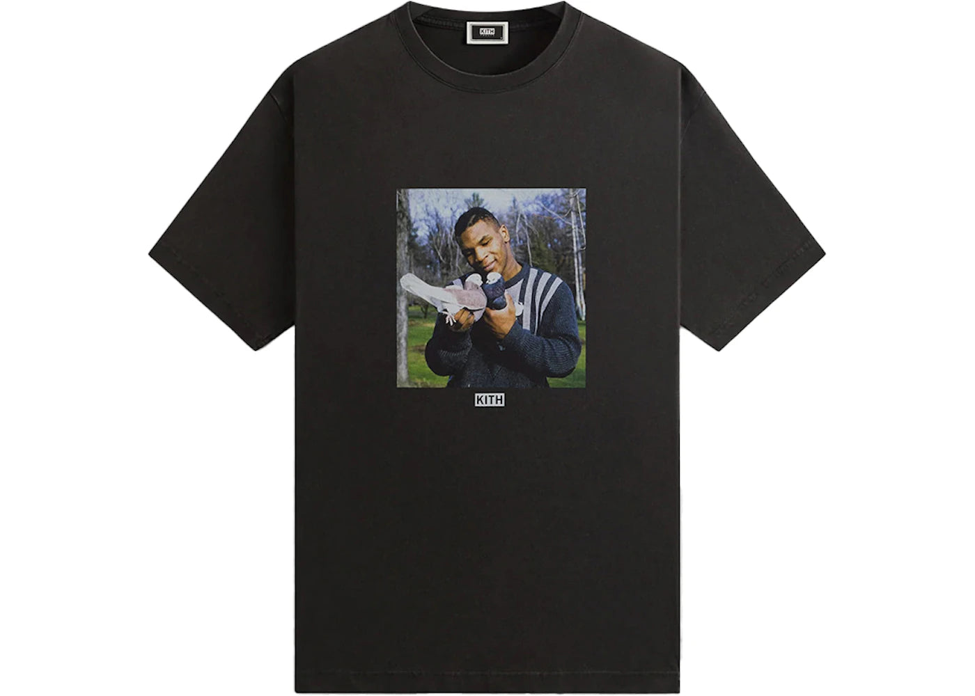 kith mike tyson vintage tee black