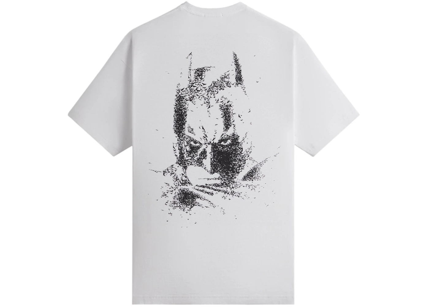 kith x batman bats vintage tee white