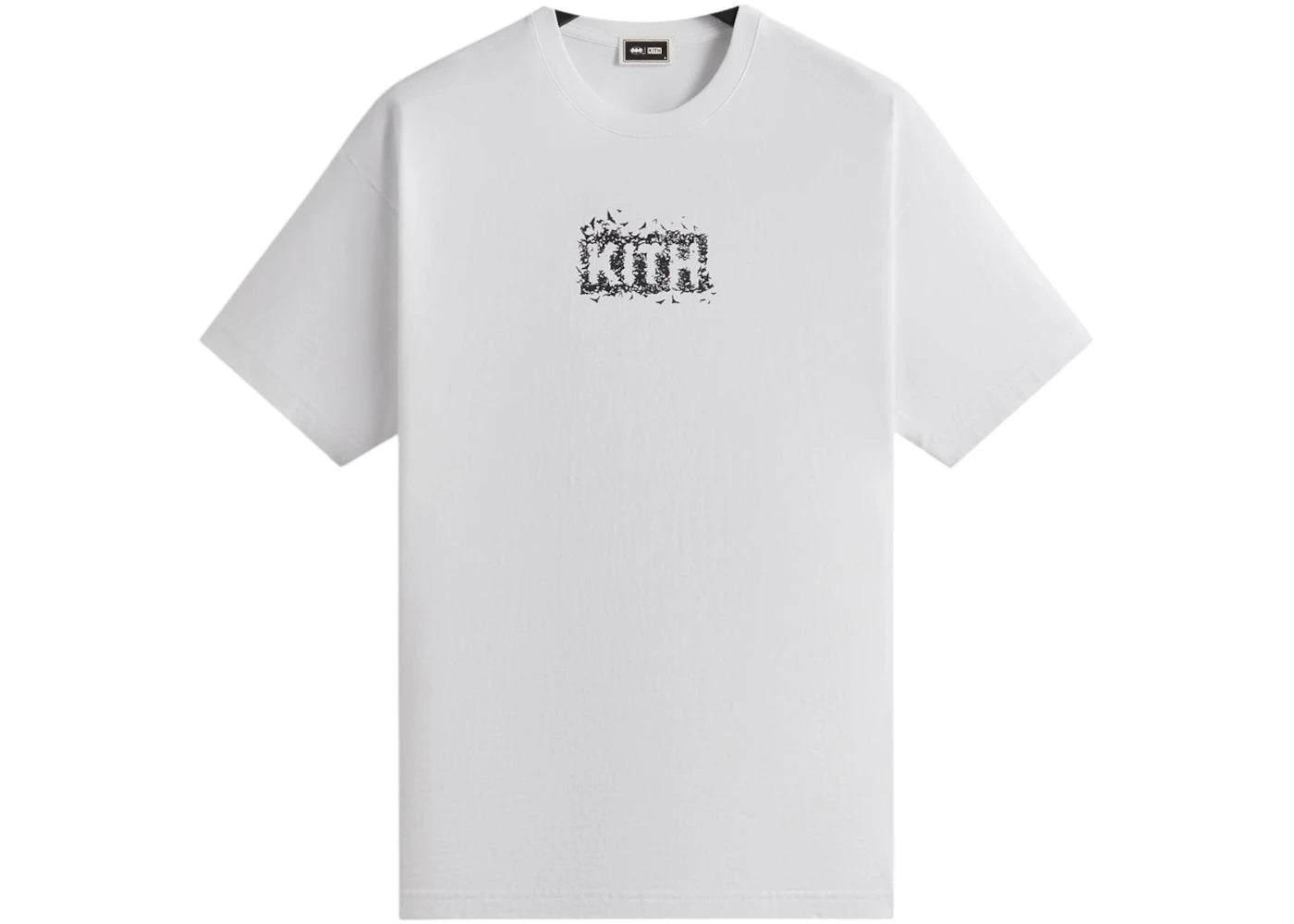 kith x batman bats vintage tee white