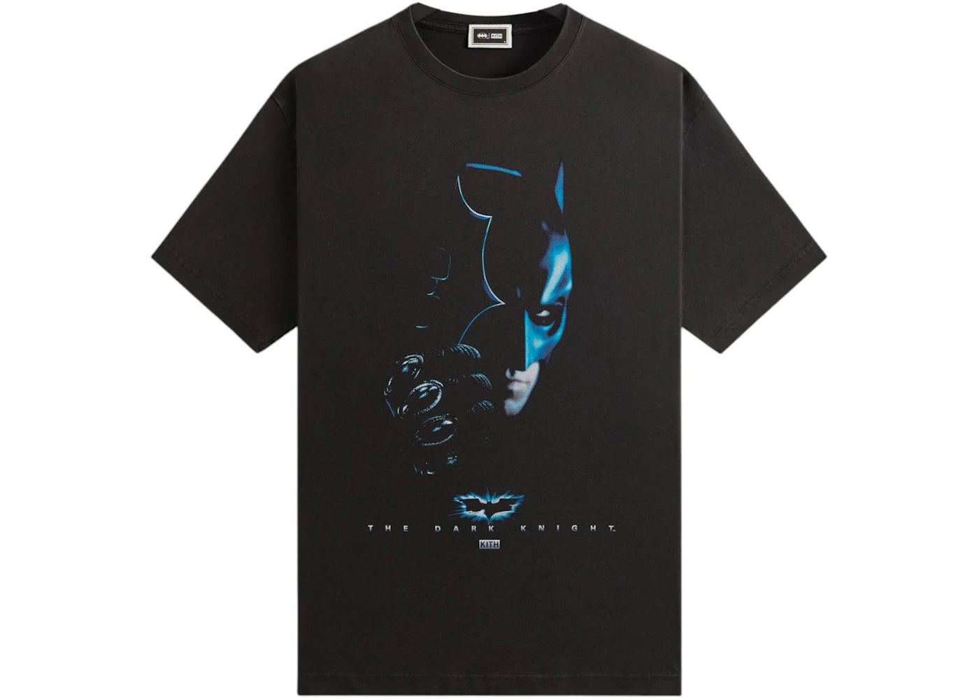 kith x batman dark knight vintage tee black