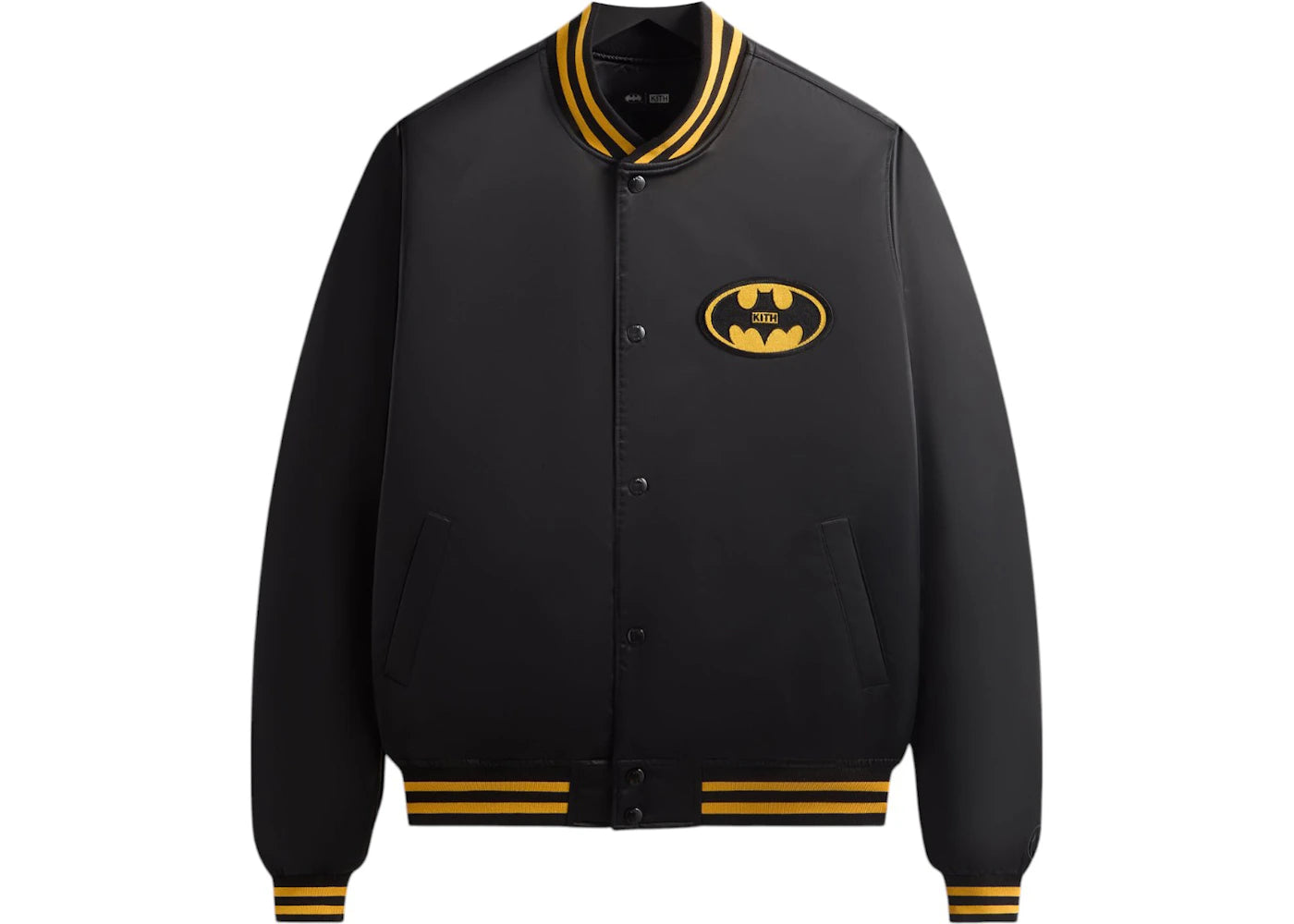 Kith X Batman Satin Bomber Jacket Black – Kicks Machine