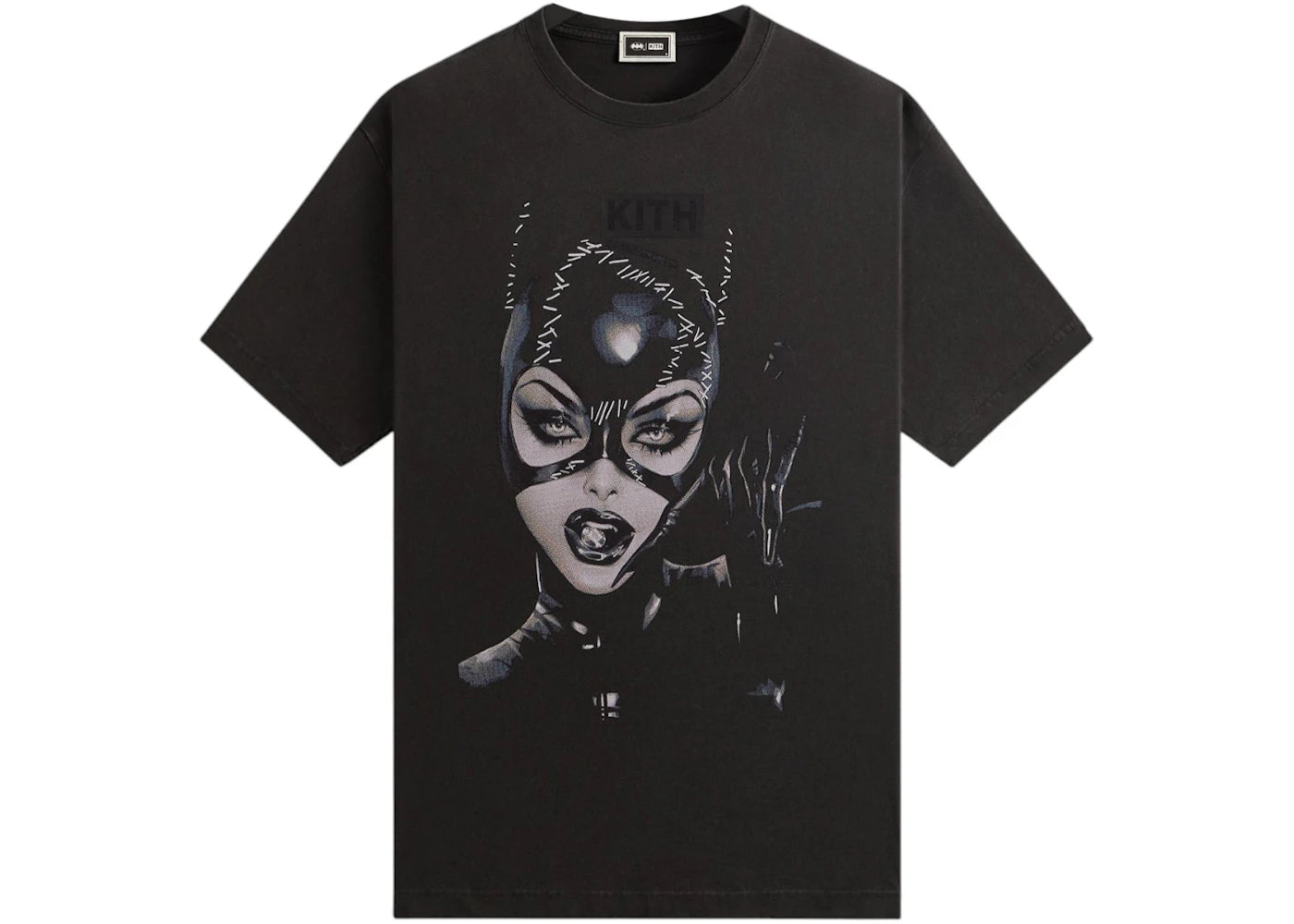 kith x batman selina kyle vintage tee black