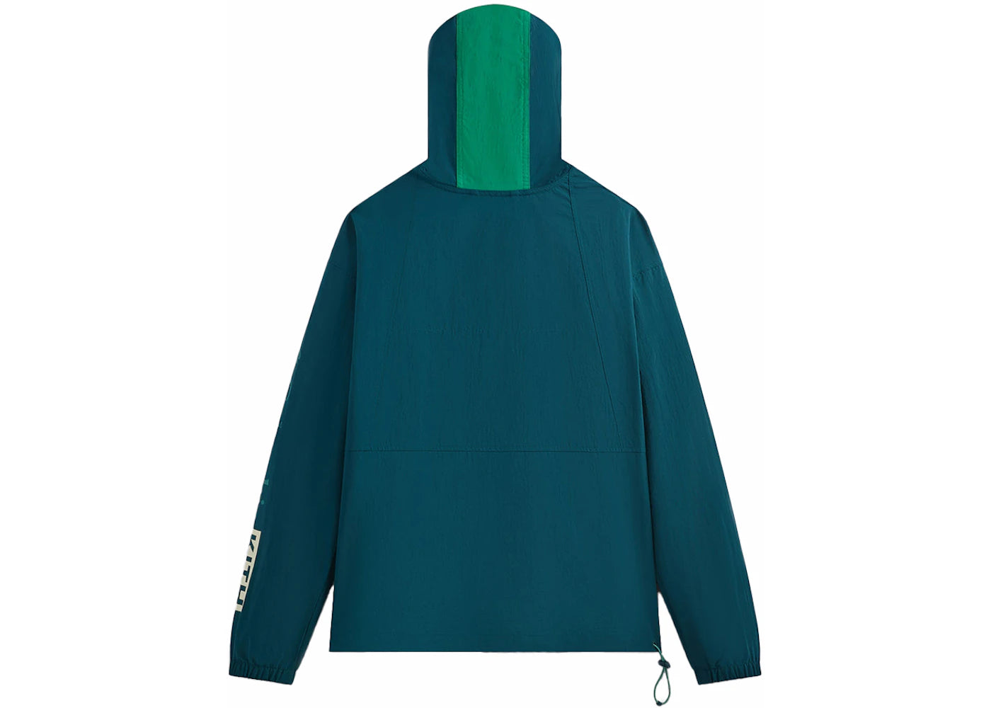 kith x columbia wind anorak midnight teal