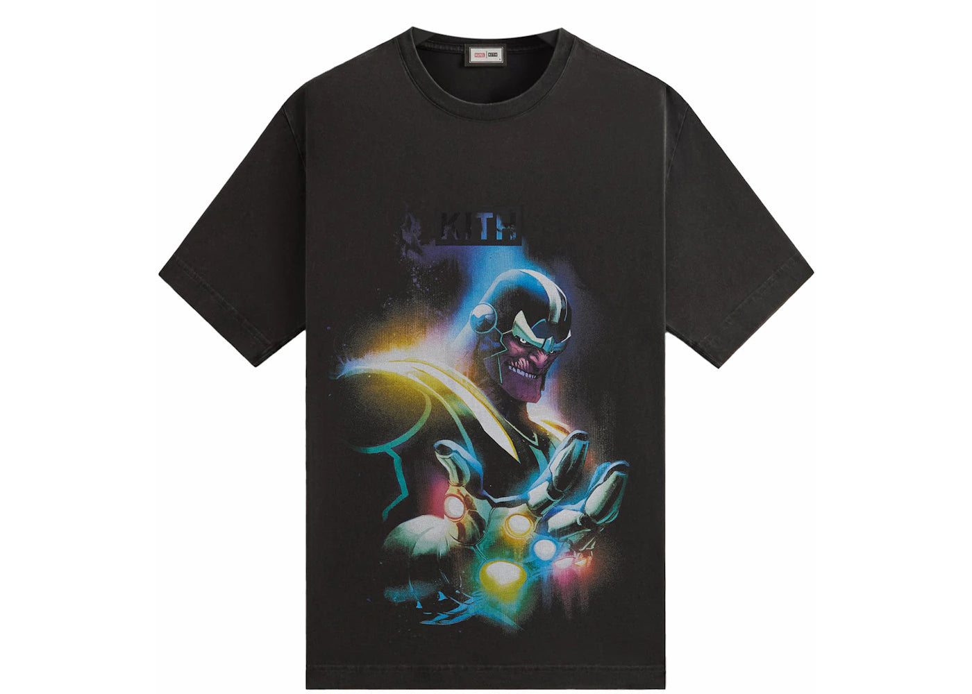 kith x marvel mad titan vintage tee black