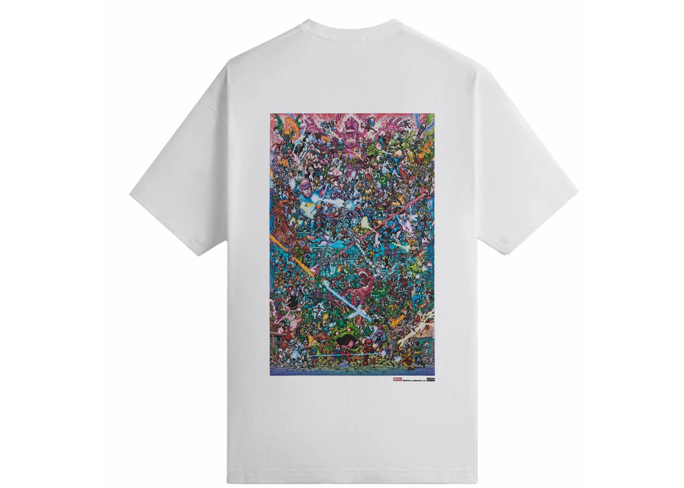 kith x marvel universe vintage tee white