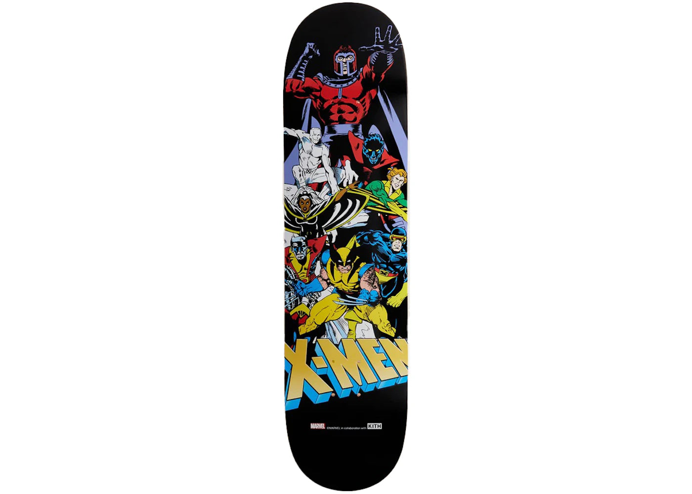 Kith X Marvel X-Men Retro Comic Skateboard Deck